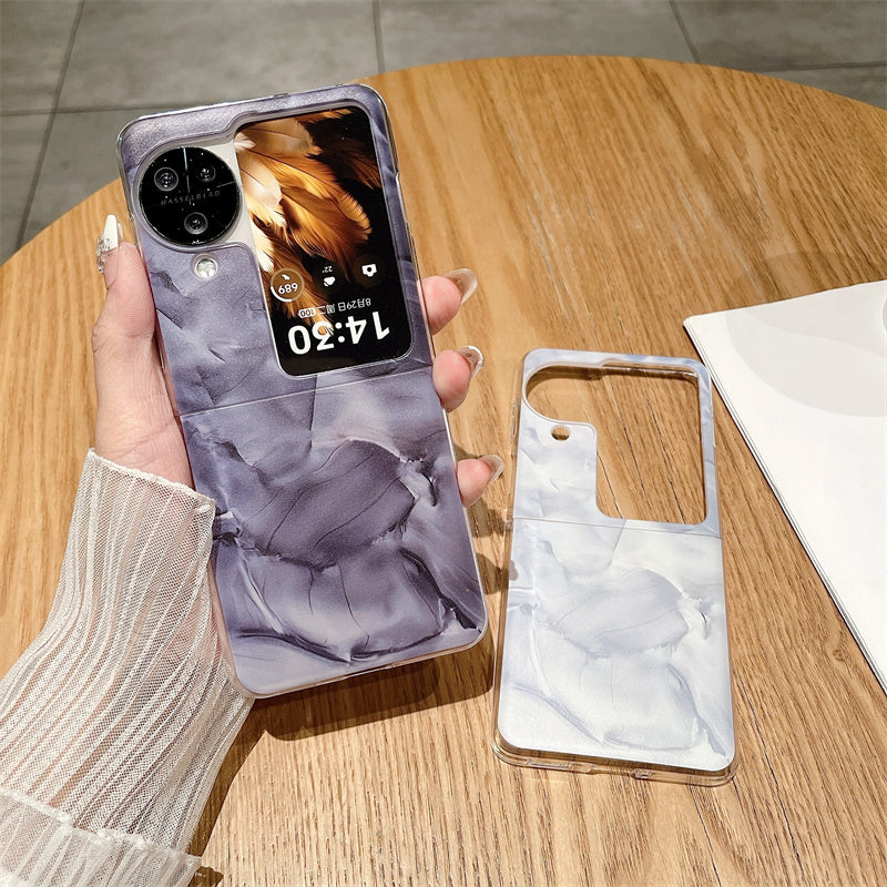 Rococo Series For Oppo Find N3 Flip 5G Case Hard PC Anti-scratch Phone Cover Rococo Series For Oppo Find N3 Flip 5G Case Hard PC Anti-scratch Phone Cover
